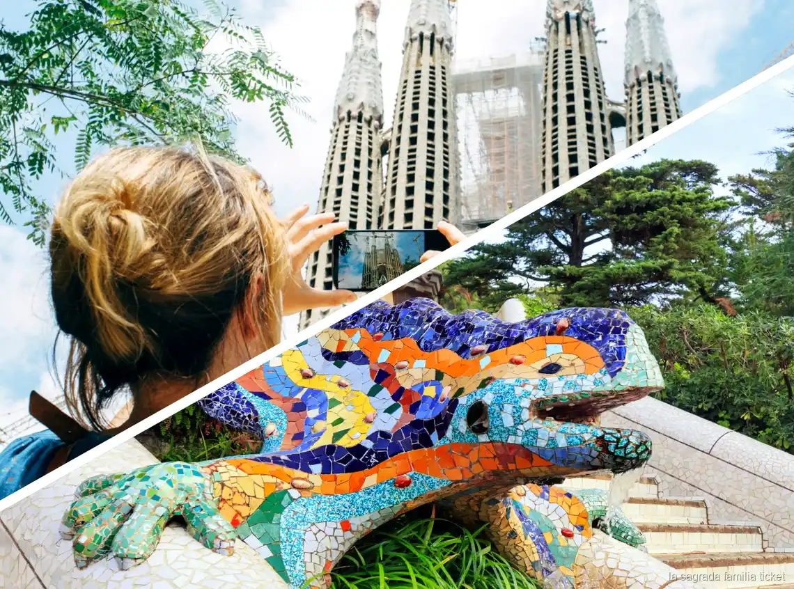Hoogtepunten van de Sagrada Familia en Park Güell combitour