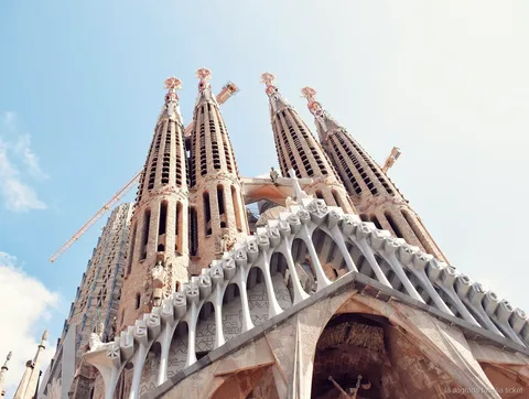 Sagrada Familia skip-the-line guided tour interior with tree-like columns