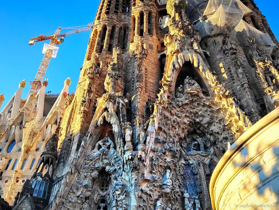 Maquetas del museo comentadas en la visita de arquitecto a la Sagrada Familia